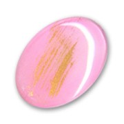 Cabuchón 25x18 mm Light Rose/Gold x1|raw }}