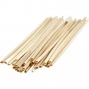 Pajas naturales 22 cm para decorar DIY - Natural x 50