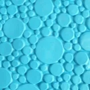 Placa de textura 20.5x13.5 cm para arcilla polimérica - Estampado Burbujas x1