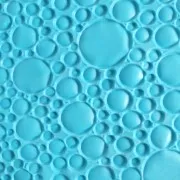 Placa de textura 20.5x13.5 cm para arcilla polimérica - Estampado Burbujas x1