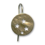 Ganchos estrellas 15 mm color bronce x2|raw }}