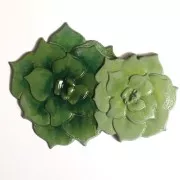 Molde de silicono para arcilla polimérica, resina y arcilla de metal- Floral x1