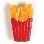 Molde de silicono para arcilla polimérica, resina y arcilla de metal Junk Food x1