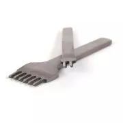 Perforadores 2 et 6 dientes para cuero y arcillo Fimo efecto cuero x2