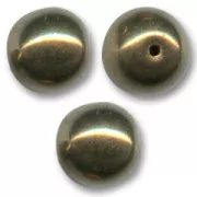 Cuentas redondas 10 mm Gold Bronze x10