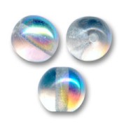 Cuentas redondas 6 mm Crystal AB x25|raw }}