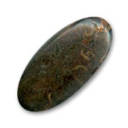 Oliva caramelo 41x20 mm imitación madera x1|raw }}