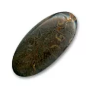 Oliva caramelo 41x20 mm imitación madera x1