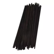 Pajitas 22 cm para decorar DIY - Negro x 50