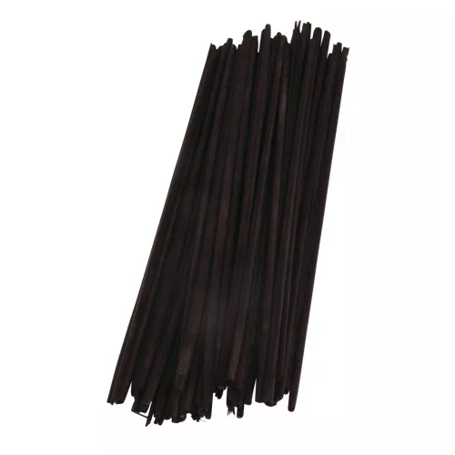 Pajitas 22 cm para decorar DIY - Negro x 50