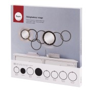 Surtido de círculos de madera para decorar DIY x8