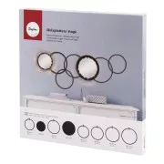 Surtido de círculos de madera para decorar DIY x8