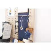 Ganchos S de metal 60 mm para colgar y tejido de macramé - Dorado x4