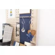 Ganchos S de metal 60 mm para colgar y tejido de macramé - Plateado x4