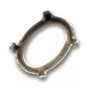 Engaste 4120 ovalado 18x13 mm bronce