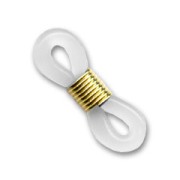 Enganches para gafas transparente/dorado x10|raw }}