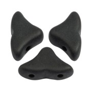 Cuentas de cristal Hélios® de Puca® 6x10 mm Jet Mat x10g|raw }}