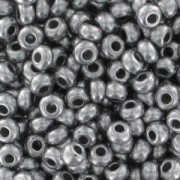 Cuentas de Rocalla Preciosa 11/0 de 2 mm - Plateadas x 20 g