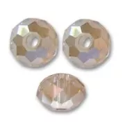Bolas aplanadas PureCrystal 5040 4 mm Crystal Golden Shadow x20
