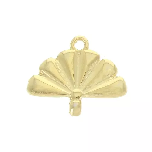 Cymbal - Terminal para tejido Rocalla Miyuki 8/0 - 15 mm Sitia Dorado oro fino x1