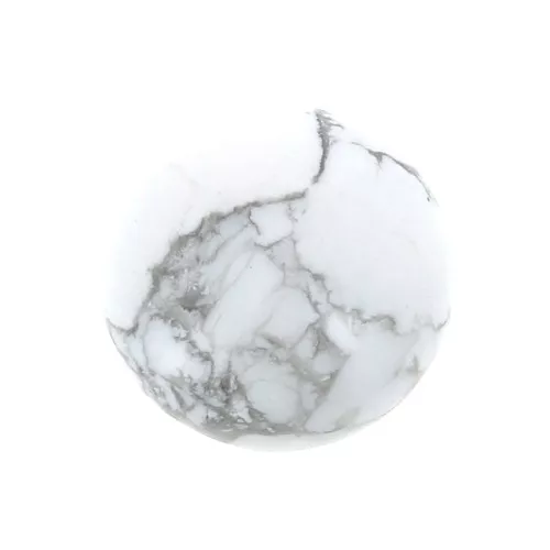 Cabuchón redondo 10 mm Howlite x1