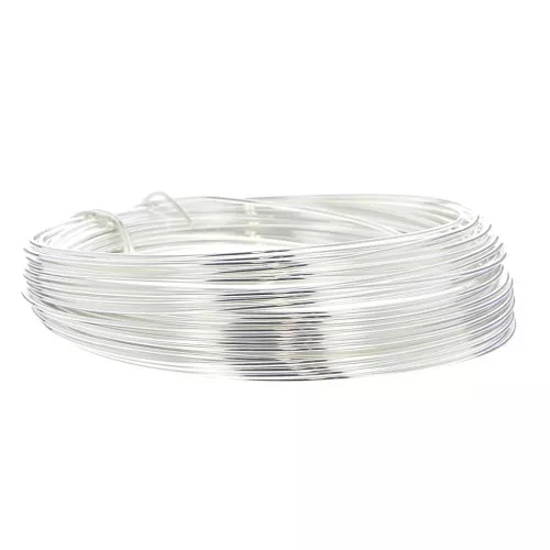 Hilo flexible 0.8 mm en Silver filled 999 x 10 m