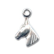 Dije caballo 12 mm de Plata x1