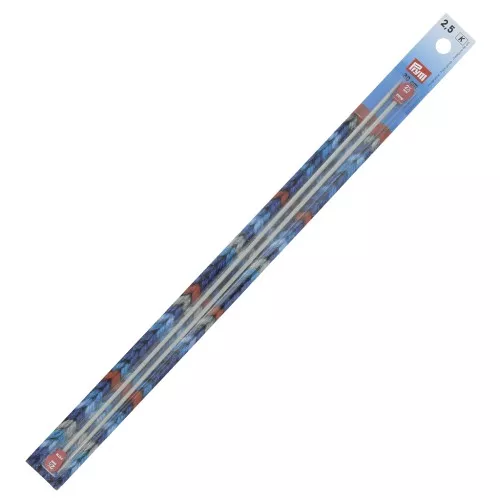 Agujas de punto de aluminio largo grande 2.5 mm x2