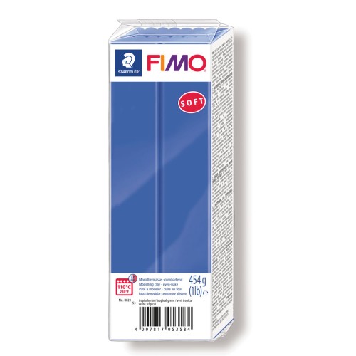 Pasta Fimo Soft 454gr Blue Brillant (n°33)