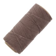 Bobina de hilo encerado Linhasita para micro macramé 1 mm - Taupe (366) x168m