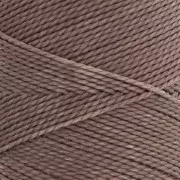 Bobina de hilo encerado Linhasita para micro macramé 1 mm - Taupe (366) x168m
