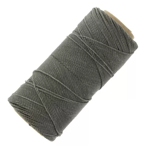 Bobina de hilo encerado Linhasita para micro macramé 1 mm - Terre d'ombre (206) x168m
