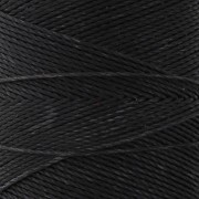 Bobina de hilo encerado Linhasita para micro macramé 0,5 mm - Marrón oscuro (210) x335m