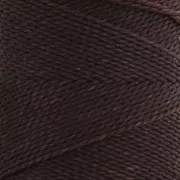 Bobina de hilo encerado Linhasita para micro macramé 0,5 mm - Café (496) x335m