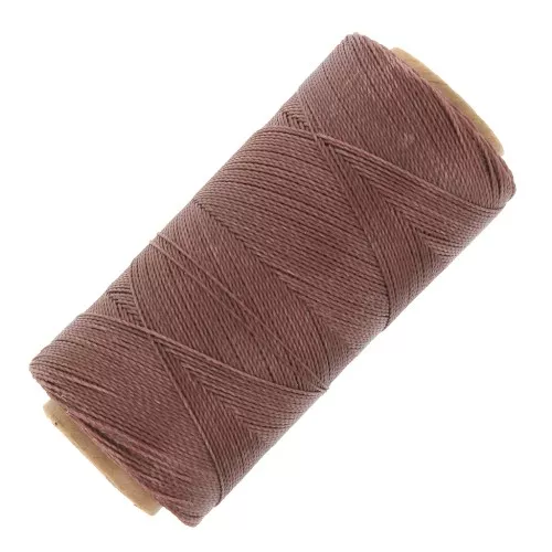 Bobina de hilo encerado Linhasita para micromacramé 0,5 mm - Avellana (567) x335m