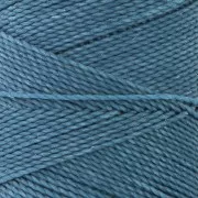 Bobina de hilo encerado Linhasita para micro macramé 0,5 mm - Azul Capri (226) x335m
