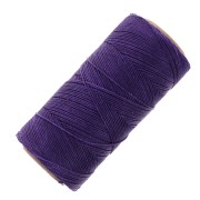 Bobina de hilo encerado Linhasita para micro macramé 0,5 mm - Morado oscuro (369) x335m