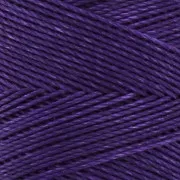 Bobina de hilo encerado Linhasita para micro macramé 0,5 mm - Morado oscuro (369) x335m