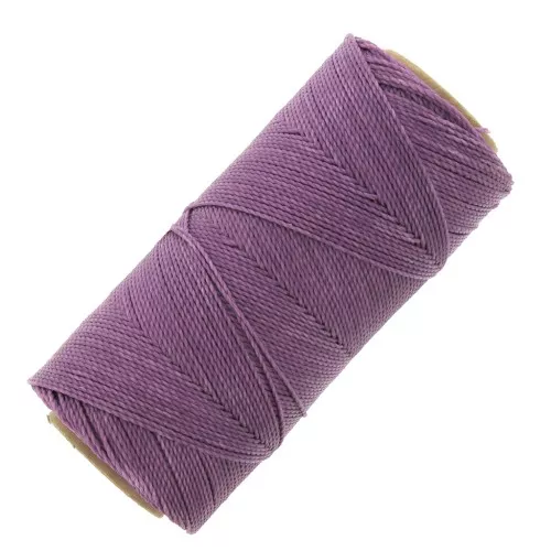 Bobina de hilo encerado Linhasita para micro macramé 0,5 mm - Lila Antiguo (236) x335m