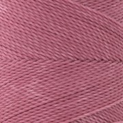 Bobina de hilo encerado Linhasita para micro macramé 0,5 mm - Dusty Rose (962) x335m
