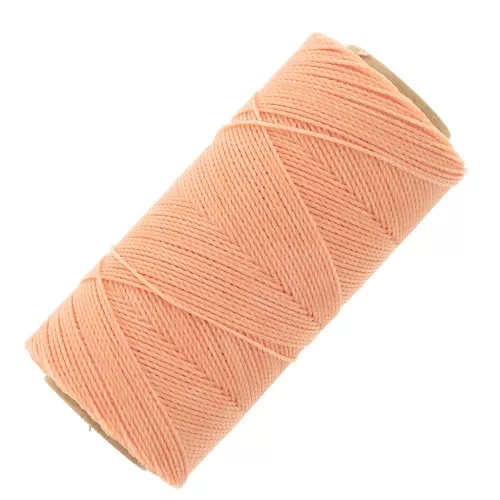 Bobina de hilo encerado Linhasita para micro macramé 0,5 mm - Mandarina (238) x335m