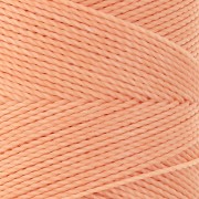 Bobina de hilo encerado Linhasita para micro macramé 0,5 mm - Mandarina (238) x335m