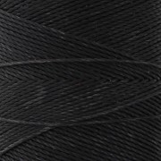 Bobina de hilo encerado Linhasita para micromacramé 0,75 mm - Marrón oscuro (210) x228m