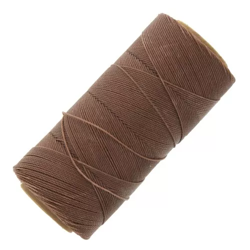 Bobina de hilo encerado Linhasita para micromacramé 0,75 mm - Arena (214) x228m