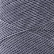 Bobina de hilo encerado Linhasita para micro macramé 0,75 mm - Gris Malva (227) x228m