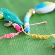 Bobina de hilo encerado Linhasita para micro macramé 0,75 mm - Gris Malva (227) x228m