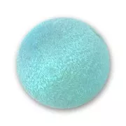Redondas plumosas 14 mm Aguamarina x6