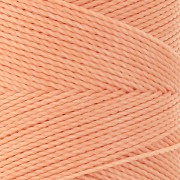 Bobina de hilo encerado Linhasita para micro macramé 0,75 mm - Mandarina (238) x228m