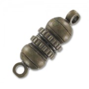 Cierre magnético 16x6 mm color bronce x1|raw }}