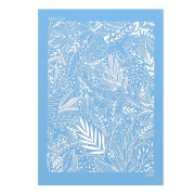 Silk Screen Moiko para arcilla polimérica 74x105 mm Estampado Hoja Tropical 12.02|raw }}